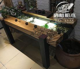 网红流水茶台清洗图片,见证清洁艺术之美